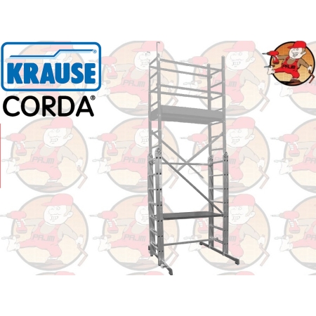 916273 Rusztowanie montażowe-przegubowe wysokość robocza 4,85 m KRAUSE